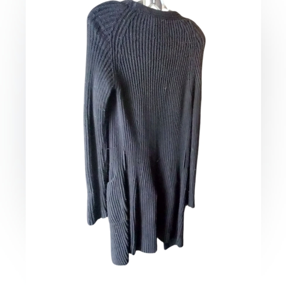 VALENTINO Mid Silk & Wool Sweater Coat
